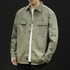 Camisa de hombre de moda estilo japonés para otoño, chaqueta casual de trabajo de manga larga, nueva camisa de hombre estilo americano para primavera y otoño
