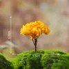 Micro-paisaje simulación árbol de Navidad simulación flor flor de cerezo suculenta Zakka musgo decoraciones de paisajismo accesorios adornos pequeños