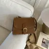 Bolsa Pequena Retro Fosca da Moda para Mulheres 2026 Nova Versátil para o Dia a Dia Bolsa Transversal Super Popular de Ombro Único Sob o Braço Pequena Quadrada