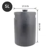 Barril de Cerveza Artesanal 5L/8L/10L Metálico Portátil Barril Dispensador para Exteriores Barril de Segunda Fermentación Conservador de Presión Mini para Homebrew
