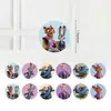Saco de Doces Temático Zootopia Saco de Presente Saco de Papel Kraft Decoração de Festa de Aniversário Conjunto de Adesivos