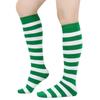 Calcetines de media caña a rayas transfronterizos calcetines navideños calcetines hasta la rodilla calcetines para hombre calcetines de pareja calcetines europeos y americanos para padres e hijos calcetines de rendimiento calcetines JK