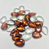 Atacado do fabricante 13*18mm strass gota de lágrima acessórios de joias DIY fundo pontiagudo cristal strass de formato especial strass de vidro atacado celular