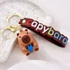 Llavero de Caricatura de Capibara Transfronterizo, Juguete de Peluche Lindo sin Olor, Colgante para Mochila, Pequeño Regalo al por Mayor