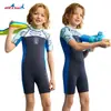 Traje de Buceo Infantil Dive&Sail 1.5mm de Una Pieza con Mangas Cortas Cálido y a Prueba de Frío Traje de Baño de Invierno para Snorkel y Surf