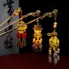 Headwear de Ano Novo Lanterna Hairpin Glow Acessórios de Cabelo Antigo para Crianças Vestido Antigo da Menina Hairpin Palácio da Menina Lanterna Hairpin