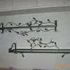 Marco de Soporte de Almacenamiento de Hierro Europeo Artesanía Metálica Marco de Hierro Forjado Marco de Soporte Decorativo Forjado Marco de Hierro para Colgar en la Pared