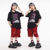 Ropa de moda infantil de hip-hop, disfraz de baile de jazz para niñas, traje de marca de moda masculina de hip-hop.