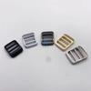Fivela de Rede para Ferragens de Mala de 20MM Fivela de Metal de Quatro Velocidades Fivela de Tira para Mochila Escolar Liga de Zinco Fivela de Ajuste para Mochila
