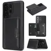 Compatível com Samsung S26 Ultra Case Magnética 2 em 1 para Celular S25 Porta-Cartão Carregamento Sem Fio MagSafe Case de Couro