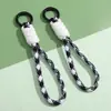 Cuerda Trenzada de Poliéster de Colores Accesorios para Joyería Hecha a Mano DIY Cuerda para Llavero de Teléfono Móvil Paquete de Material de Cuerda para Colgante