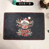 Jogos Americanos de Tecido Não Tecido, Jogos de Mesa Estilo Ocidental, Jogos de Mesa para Festa de Natal, Jogos de Mesa com Isolamento Térmico, Jogos de Mesa Antiderrapantes e à Prova de Poeira, Estilo Nórdico