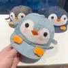 Gorro para bebé de 8-24 meses, estilo primavera, lindo gorro de béisbol de mezclilla con pingüino, visera suave para niños y niñas, gorro infantil de moda