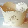 Exportación Amazon borde de papel para pastel de bodas hueco láser Día de San Valentín corazón rojo con forma de rosa fabricante de Shenzhen