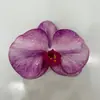Cabeça de Flor Simulada, Cabeça de Flor de Orquídea Borboleta, Adorno de Cabeça Étnico, Flor para Decoração de Caixa de Lembrança, Flor Artificial de Algodão de Silicone 3D