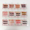 Comércio Exterior Transfronteiriço Manicure Unhas Vestíveis Borda Francesa Unhas Postiças Elegante Acrílico Caixa com Adesivos de Unha Manicure Vestível