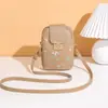 Bolso Nuevo de Mujer con Cuadrícula de Diamantes Bolso Cuadrado Pequeño Casual Bolso de Hombro Único Cruzado Moda Cerradura Bolso para Teléfono Bolso Pequeño Guangzhou al por Mayor