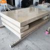 Mesa de centro de mármol natural de lujo ligero italiano mesa de sala de estar fabricantes para realizar procesamiento Villa Nórdico moderno minimalista creatividad