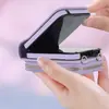 Adecuado para Samsung Z Flip7 Estuche para Teléfono Móvil Plegable de Pantalla Pequeña Flip6 Cremallera Soporte para Tarjetas Correa Cruzada Cubierta Protectora Anti-Caída