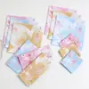 Pañuelo de Mano para Mujer Estampado Pañuelo Toalla para Sudor Ojos Boca Saliva Pañuelo Vintage de Bolsillo Toalla de Mano Rosa Bufanda Cuadrada Transfronteriza