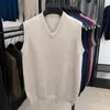 Nuevo Chaleco de Punto Chaleco Chaqueta Primavera Otoño Chal Suéter para Hombre Estilo Coreano Cuello en V Holgado Otoño Invierno Chaleco Ropa de Abrigo