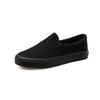 Zapatos de lona pintados a mano, blancos, sin cordones, estilo coreano, de primavera, para amantes de los hombres y mujeres, zapatillas elásticas para estudiantes.