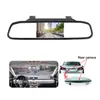 Espelho Retrovisor Av 4,3 polegadas Monitor de Carro Hd Tela Van Imagem de Ré 12-24V Carro Universal Dvd