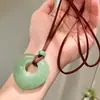 Collar de Corazón de Cristal de Piedra Natural para Mujer, Cadena Larga Vintage para Clavícula, Cadena para Suéter de Piedra Ojo de Tigre, Accesorio de Cuello de Verano