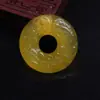 Fivela de Segurança Pixiu Ruyi de Calcedônia Natural Pingente DIY Acessórios de Joias Pixiu de Ágata de Quatro Cores Fivela de Segurança