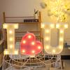Luzes de Letras, Placas de Luz Digitais LED para Pedido de Casamento, Luzes Decorativas Românticas para Cena de Pedido de Casamento