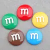 Tamancos Infantis Grandes Cor Creme com Cola de Balas M&M Acessórios Divertidos para Patch DIY Atacado