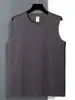 Chaleco Deportivo Pesado para Hombre, Estilo Veraniego Ins, Color Sólido, Versátil, Corte Holgado, Camiseta sin Mangas, Camiseta de Manga Corta para Gimnasio 2026 para Hombre