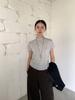 Suéter Plisado Nuevo Estilo Coreano para Mujer Otoño Temprano 6up 2025 Guangzhou 13 Líneas Normcore Look Adelgazante Top Versátil 50068