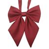 Set de Plumas Mate Color Sólido Pajarita Roja Cuello de Mujer Floral Estilo Universitario Japonés Jk Pajarita Traje de Marinero Trendy