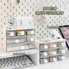 Nueva Caja de Almacenamiento Tipo Cajón Caja de Almacenamiento de Escritorio Oficina Estudiante Dormitorio Papelería Organizador Almacenamiento Caja Transparente