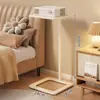Soporte de proyector de mesita de noche, soporte de suelo para mesita de noche, estante doméstico de pared, mesa de colocación ampliada, estante de almacenamiento de bandeja universal