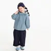 Ropa infantil Nuomi Wanzi, chaqueta cortavientos con capucha para niñas, estilo otoño, chaqueta resistente al viento de color liso, top versátil para exteriores