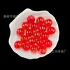 Cuentas Redondas con Purpurina Fina de 16 mm Chapadas en UV para Pulseras Hechas a Mano DIY, Cuentas para Joyería, Accesorios para Transmisiones en Vivo Populares