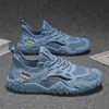 Tênis de Corrida para Lazer ao Ar Livre para Homens, Novos Modelos Primavera e Verão, Tênis Esportivos Finos de Malha Respirável, Sapatos Antiderrapantes para Trabalho e Deslocamento para Homens