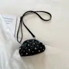 Bolsa Clutch Transversal Trendy de Um Ombro Plissada Nova Coleção Outono 2026 Versátil Ins Design de Nicho Bolsa Plissada Bolsa Feminina