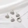 Pingente para Colar DIY Acessórios de Joias Série Oceano Completo de Diamante Banhado Pendente Concha Búzio Estrela do Mar Vieiras