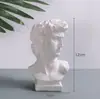 Ins Rubor Vintage Estatua de David Tubo para Brochas de Maquillaje Florero Adornos Cubo de Almacenamiento Accesorios para Fotos