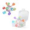 Brinquedos de Manhattan para bebês de 3 a 6 meses, portáteis, com bolinhas, para morder gengiva e dentes, educação infantil, para pegar 0 1 ano