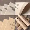 Etiquetas colgantes de madera, algodón y lino, Etiquetas de alta gama personalizadas, Etiquetas personalizadas con logo de madera de alcanfor natural, Tarjetas de marca registrada