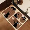 Tapete de Chão para Banheiro Tapete para Pé de Vaso Sanitário Absorvente Antiderrapante Tapete de Lama Diatomácea Tapete de Casa para Banheiro Tapete de Banheiro para Lavabo
