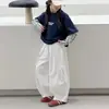 Pantalones de Primavera y Otoño para Niñas 2026 Nueva Moda Estilo Coreano Modernos Sueltos Casuales de Algodón para Niños Mayores