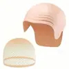 Gorra de calva de silicona, no necesita afeitarse, máscara de maquillaje para actuación de fiesta, accesorios de utilería para actuación de monje y monja de cosplay