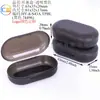 Caja de Almacenamiento de Tapones para los Oídos de Esponja, Mini Caja para Pendientes, Caja de Plástico para Auriculares, Caja Cuadrada Pequeña, Caja Redonda Pequeña, Caja de Embalaje para Tapones para los Oídos de 5 Compartimentos