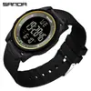 Reloj Sanda 6182 para Hombres y Mujeres Estudiantes de Secundaria y Adolescentes Deportivo Resistente al Agua Multifunción Luminoso Pantalla Única Reloj Digital