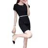 Estilo Nuevo de Verano 2026 Vestido Profesional de Alta Gama que Ceñe la Cintura, Vestido de Corte Entallado Moderno y Elegante para la Alta Sociedad